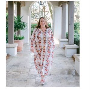 Buru x Southern Coterie - Floral Bow Housecoat